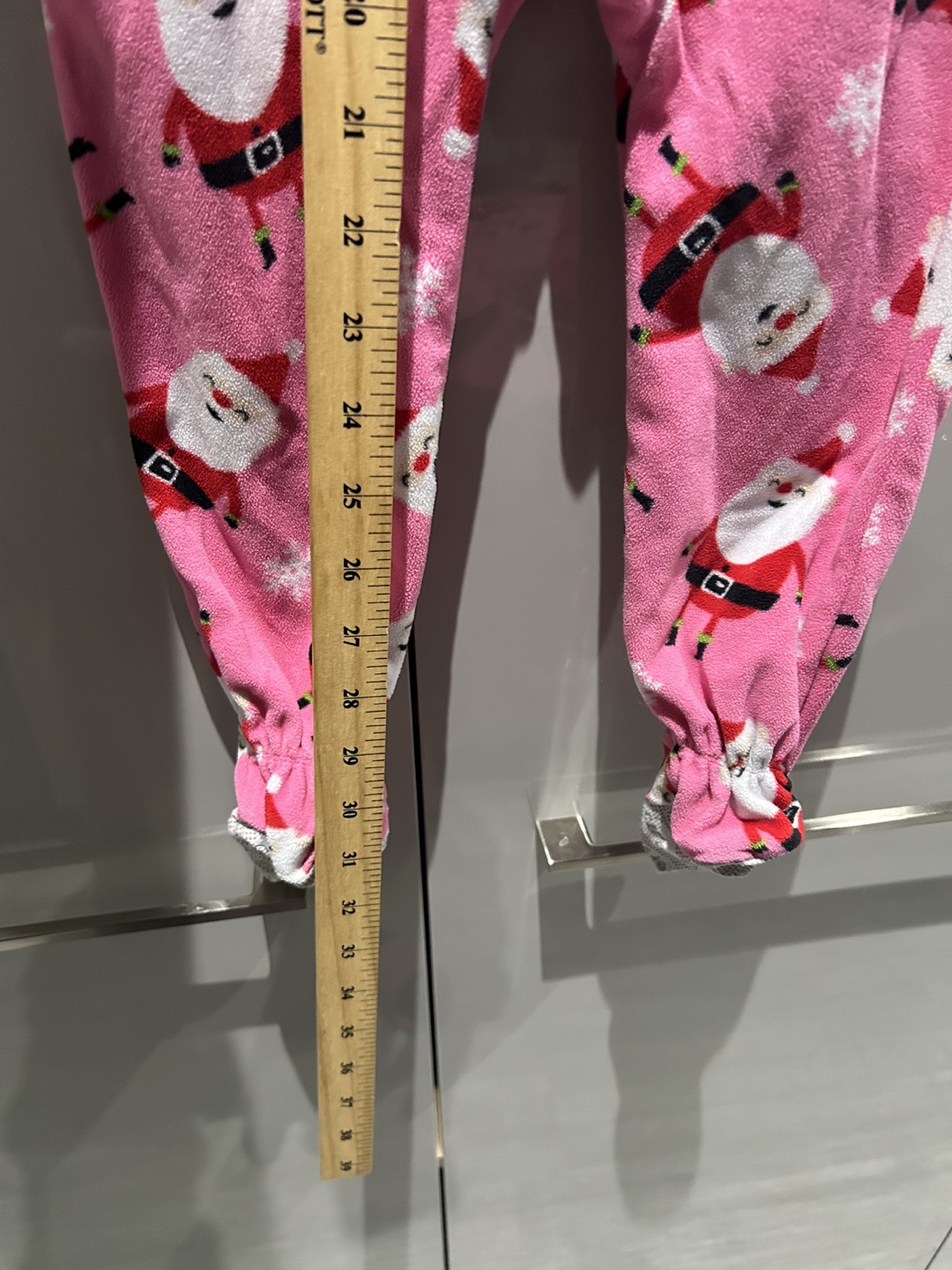 Carter's 3T Pink Santa Footed Pajamas - photo 5
