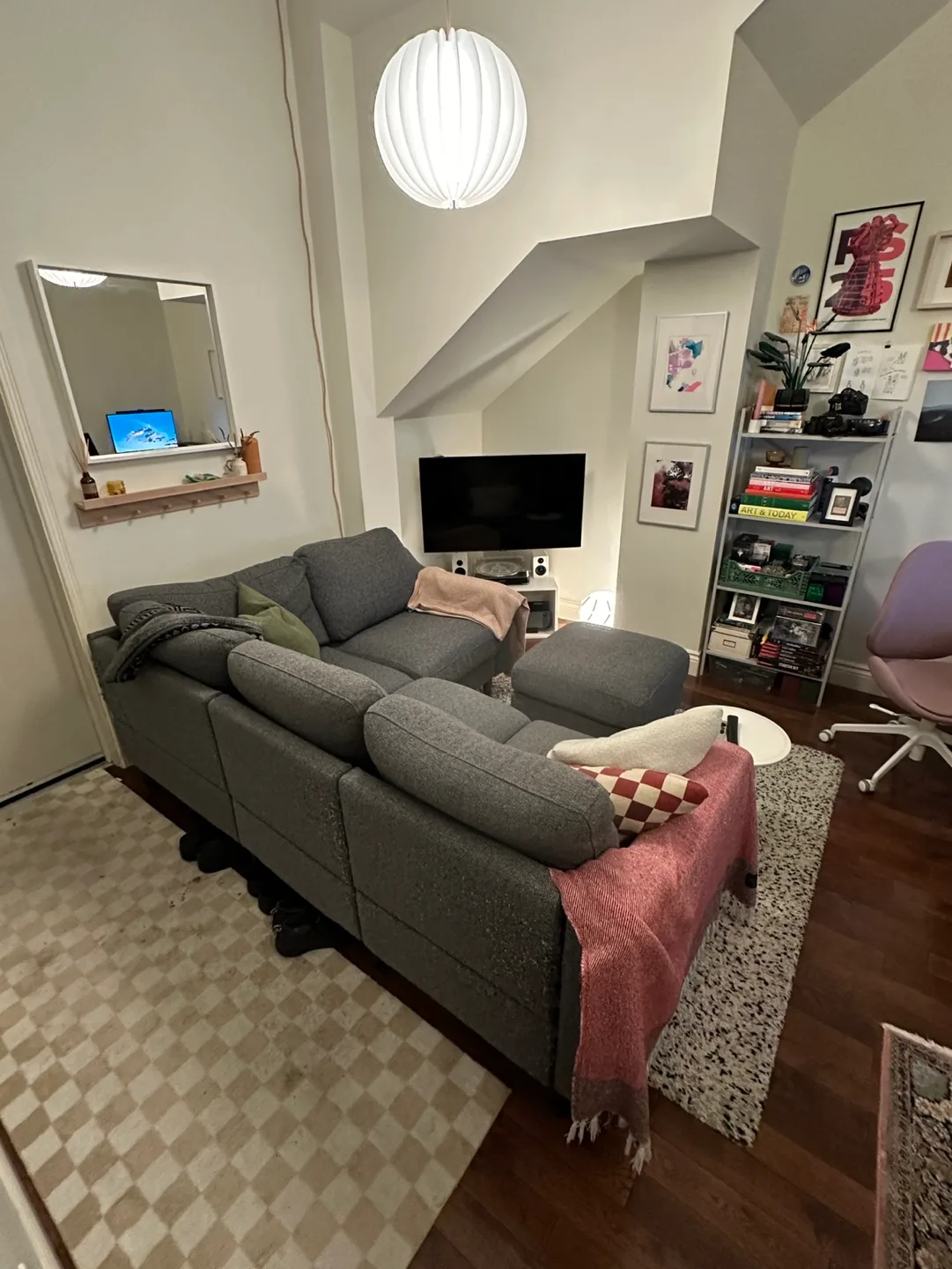 Cozey 4 Seat Sectional with Ottoman image indicator(2)