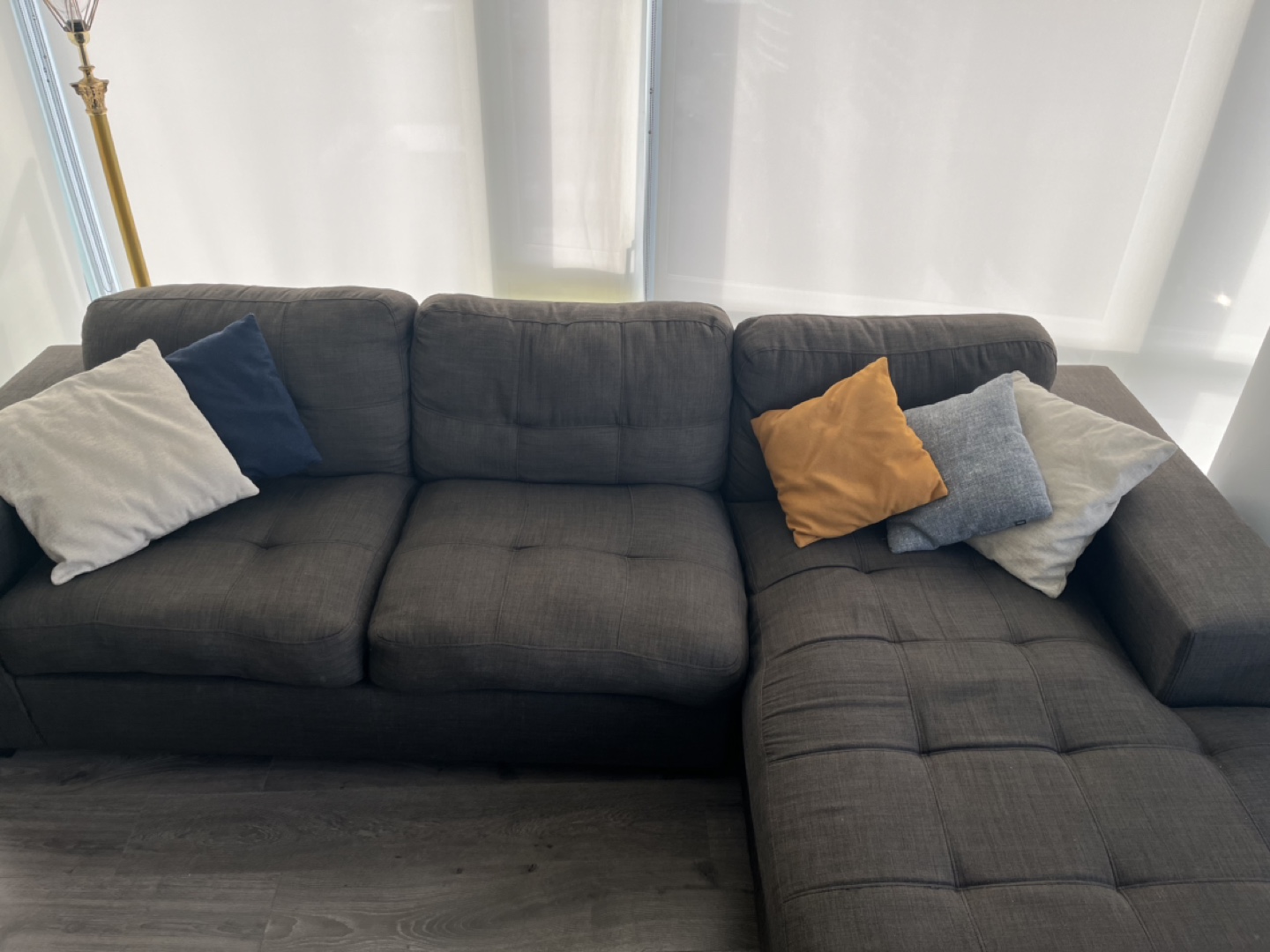 Grey Sectional Sofa - photo 2