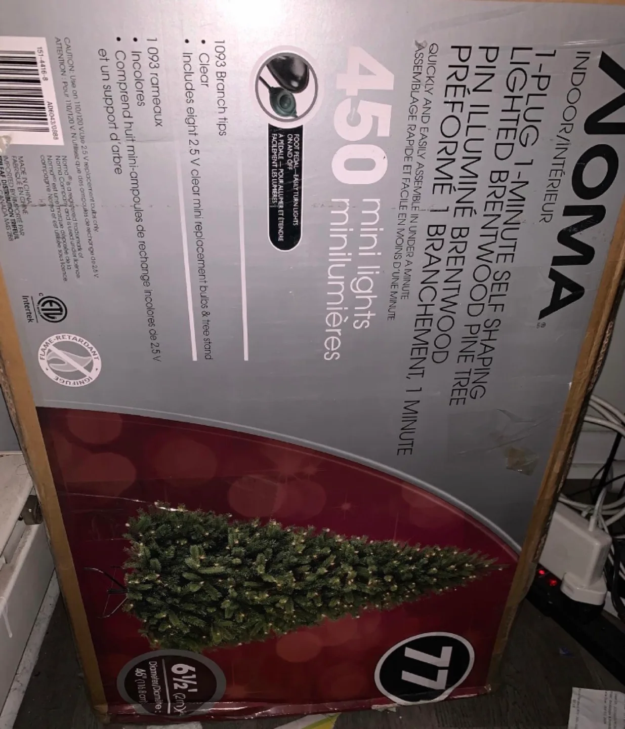 Noma 6.5 ft Artificial Christmas Tree thumbnail