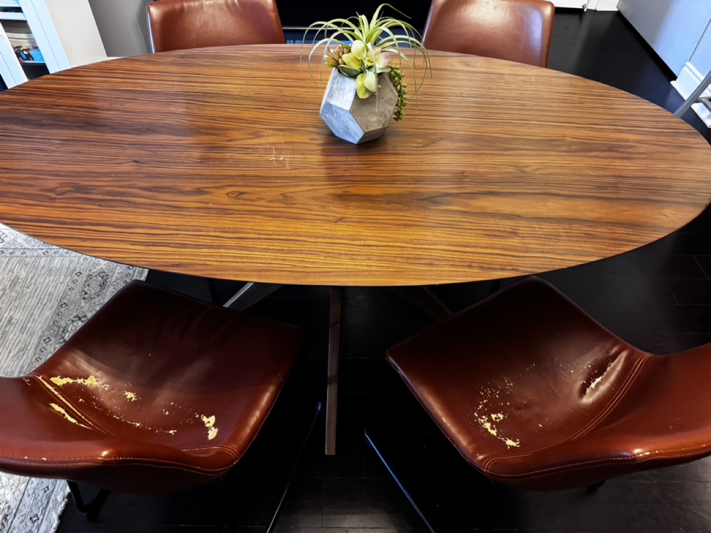 Conan Oval Dining Table for 4- Walnut - photo 2