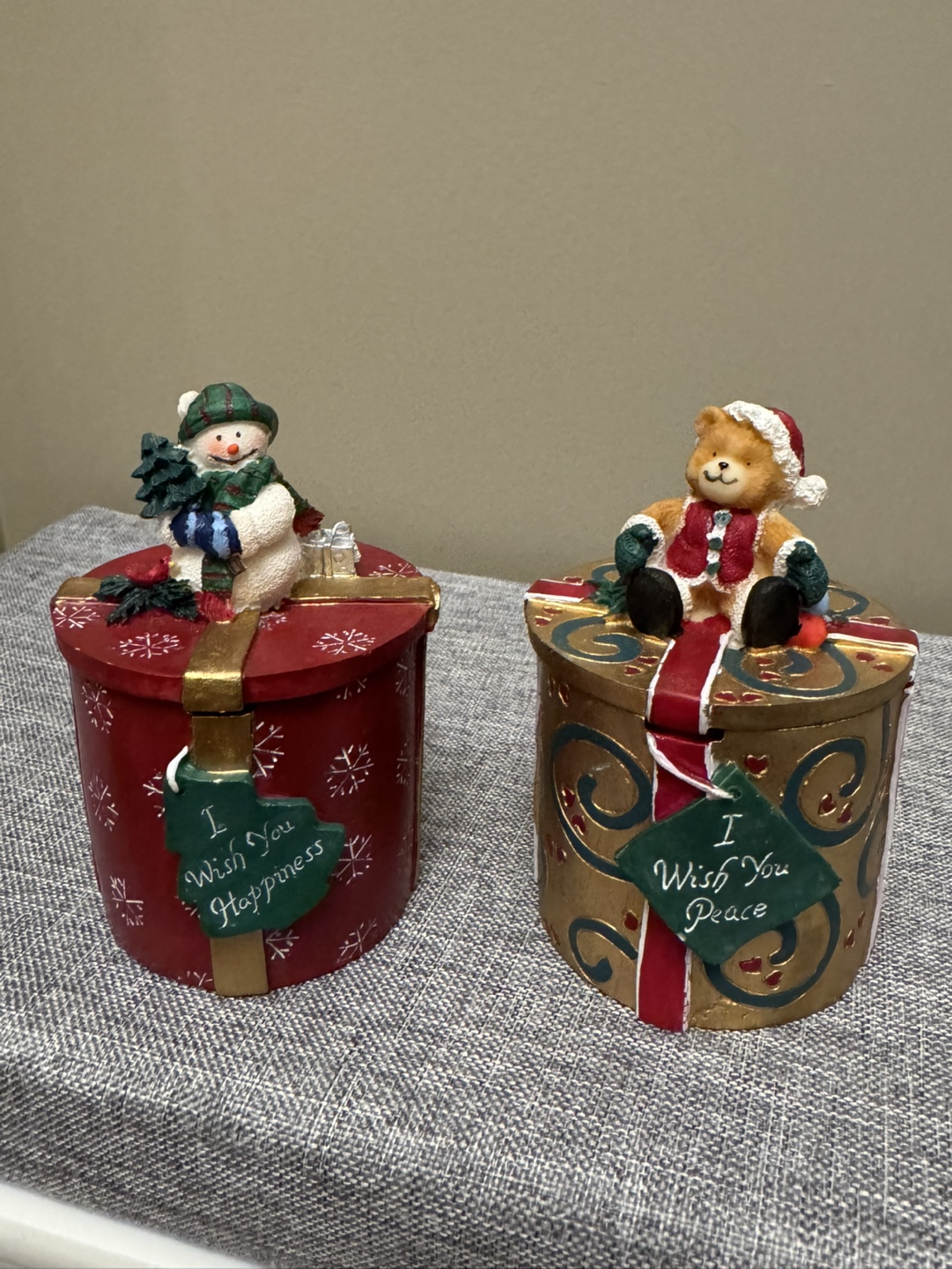 Set of 2 Christmas Gift Boxes