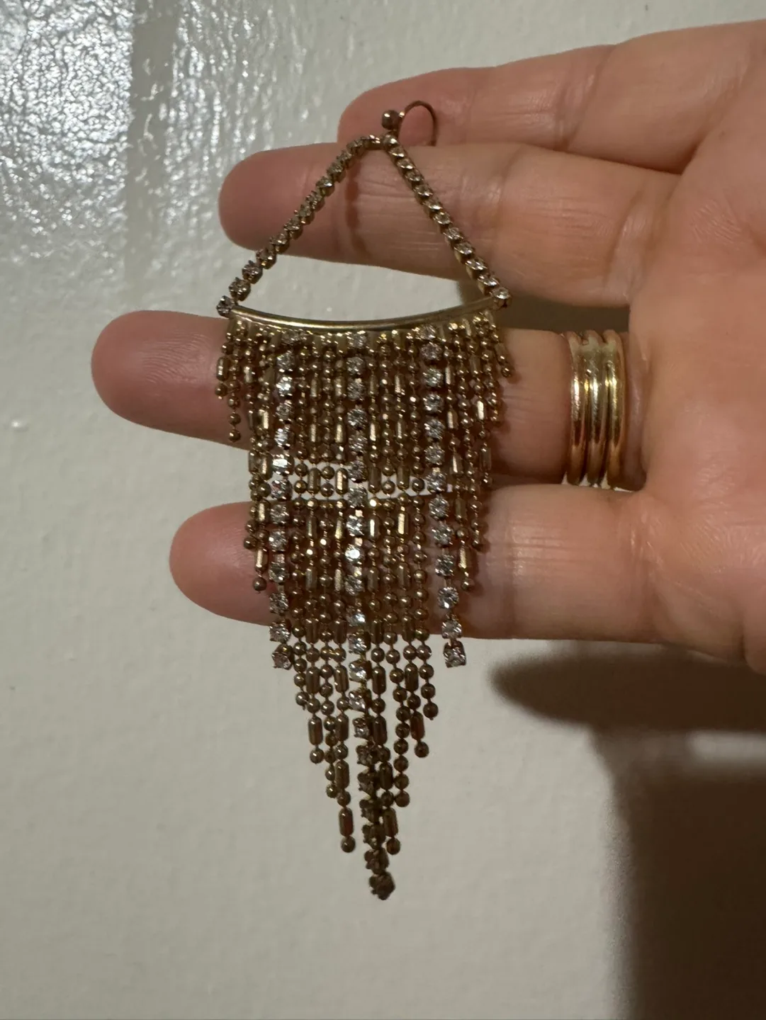 Rhinestone Dangle Earrings image indicator(2)