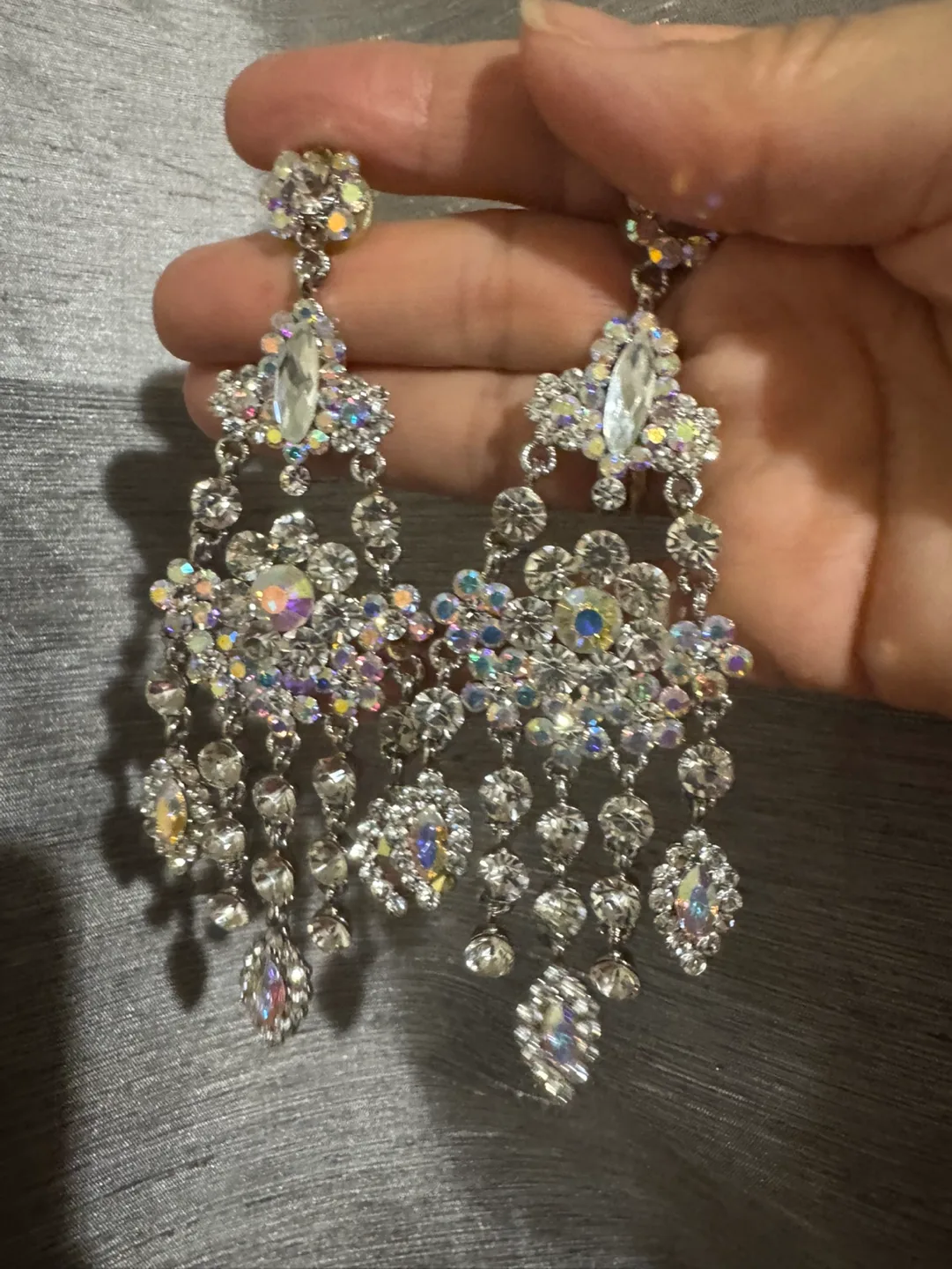 Crystal Chandelier Earrings image indicator(2)