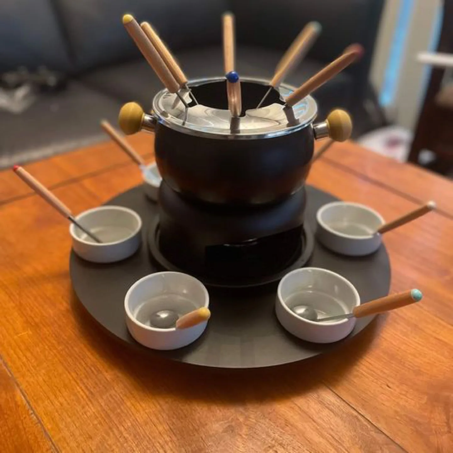 Fondue Set - 20 Pieces and chopstick with holder (gift sets) thumbnail