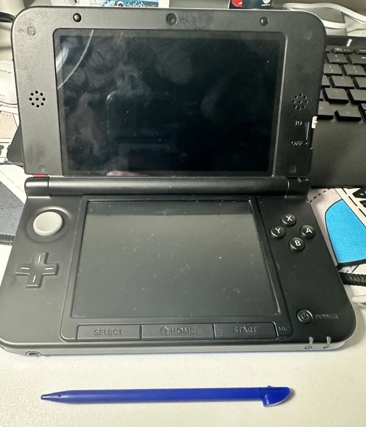 Nintendo 3DS XL Blue & Black with Memory, & Carrying Case image indicator(3)