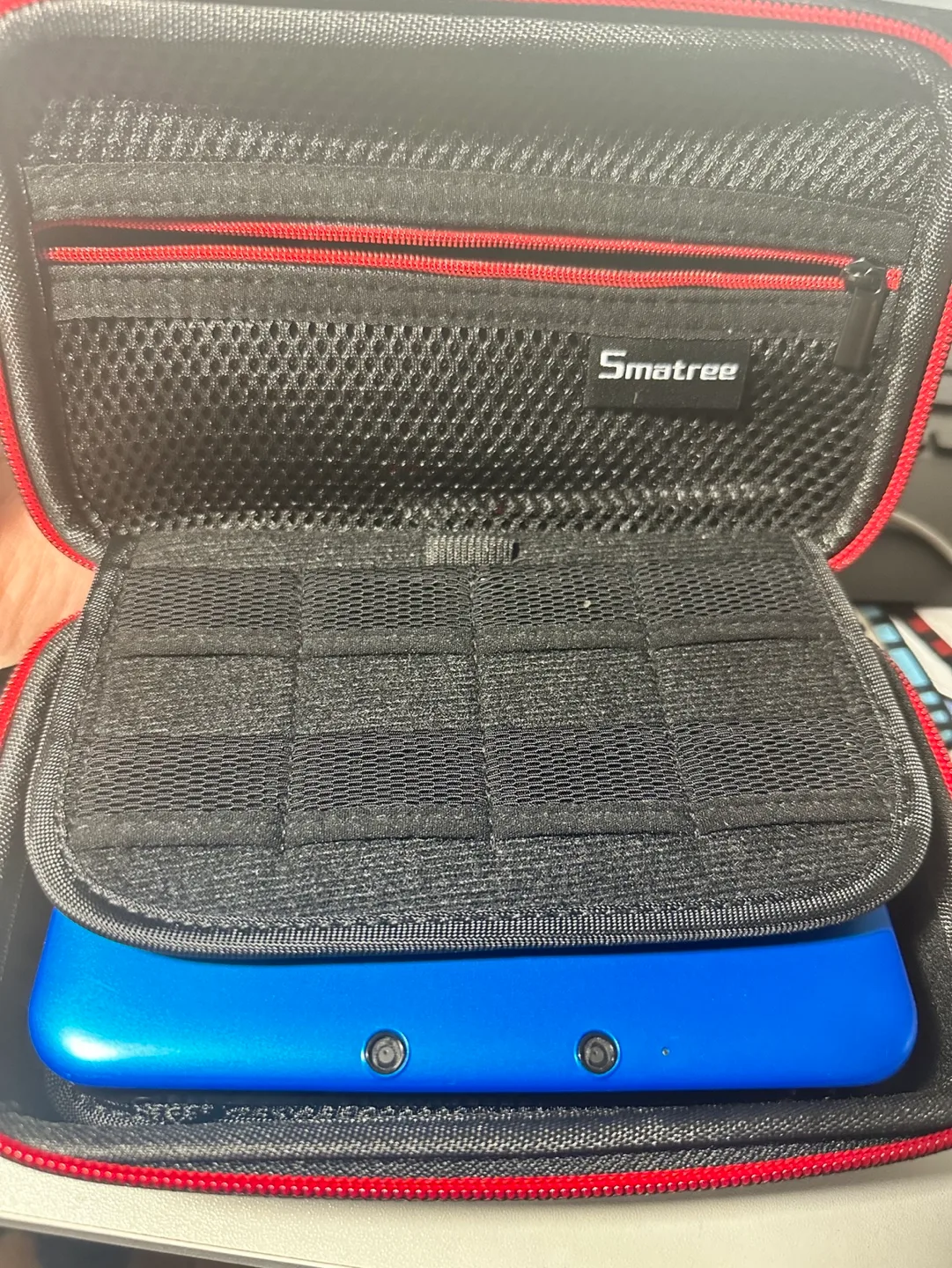 Nintendo 3DS XL Blue & Black with Memory, & Carrying Case image indicator(4)