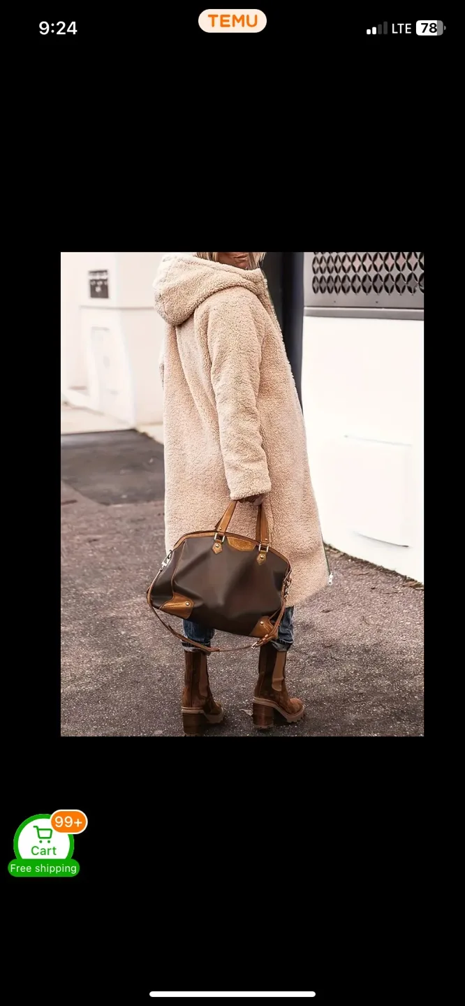 💥NEW💥Reversible Fleece-Lined Winter Coat image indicator(3)