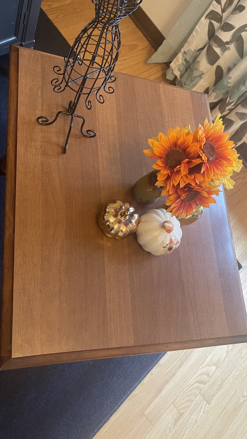 Vintage End Table With Drawer Check mor picture - photo 2