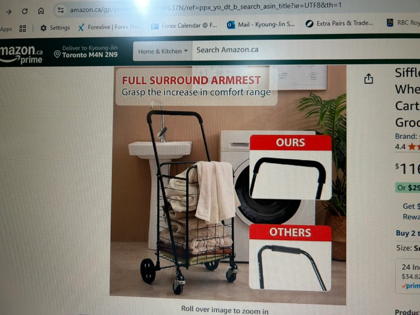 Grocery shopping cart image indicator(4)