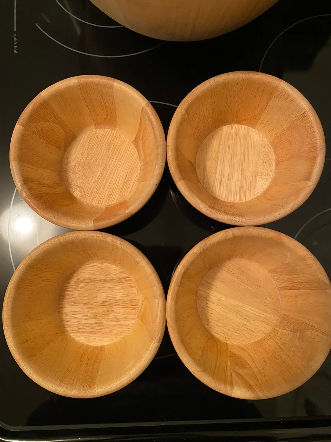 NEW Wood Salad Bowl Set with Serving Bowls & Utensils image indicator(3)