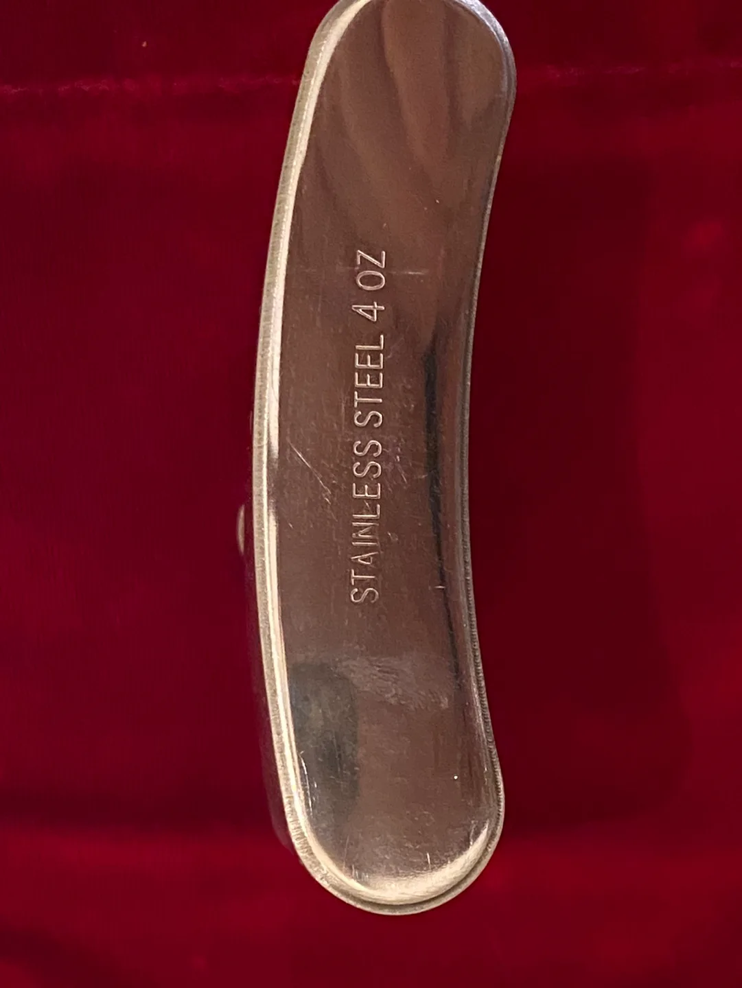 Stainless Steel Flask 4oz. (Unused) image indicator(4)