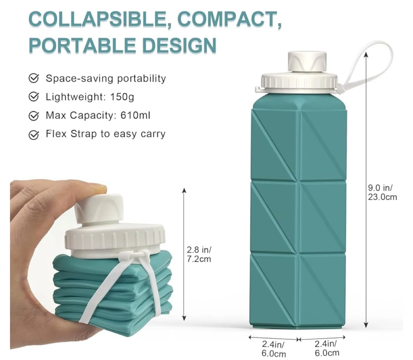 Collapsible Water Bottle image indicator(2)