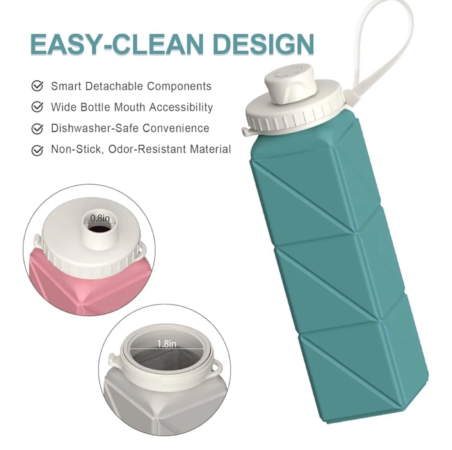 Collapsible Water Bottle image indicator(4)