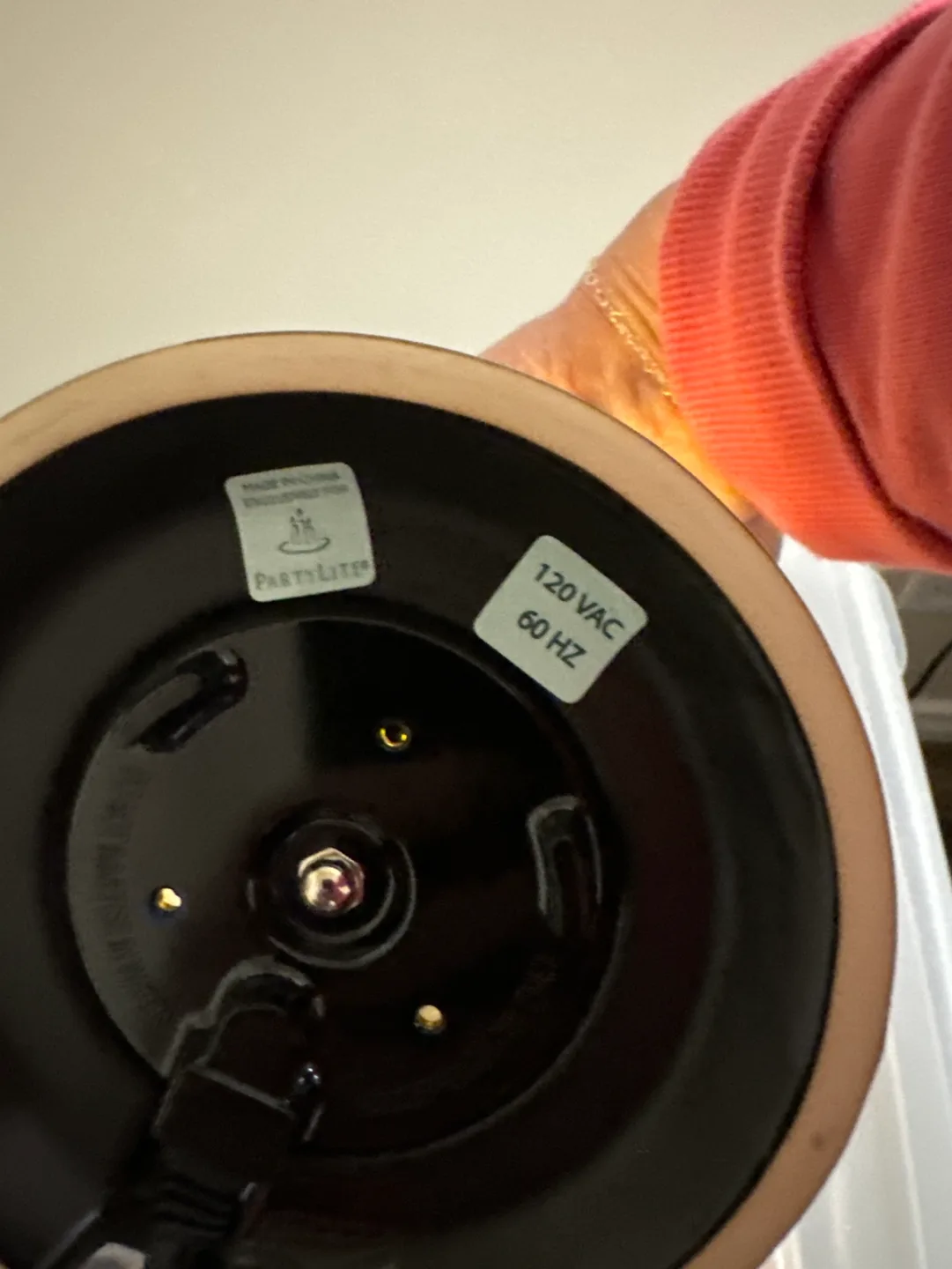 PartyLite Wax Warmer image indicator(3)