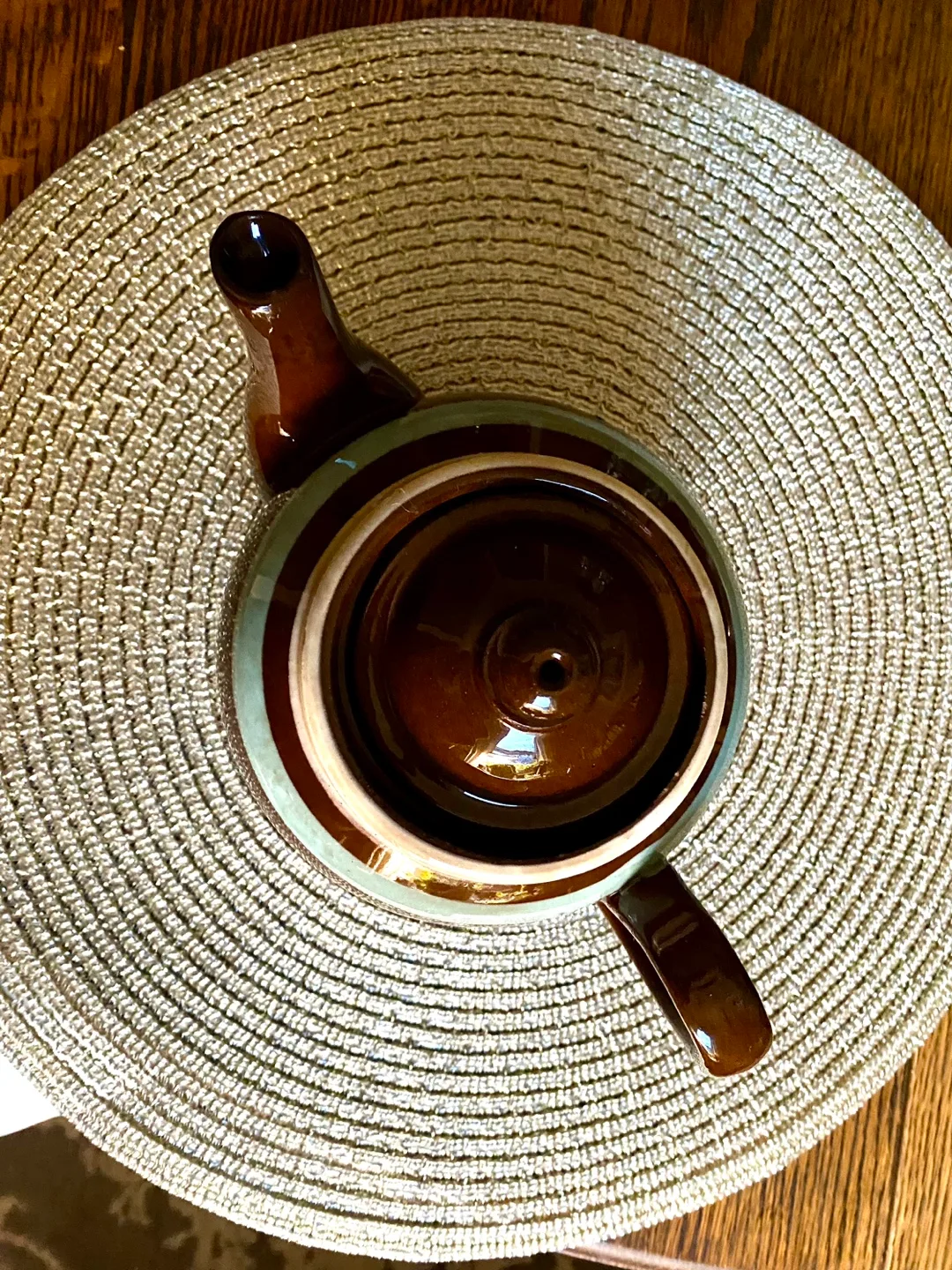 1950’s Alcock Lindley Bloore English Made Brown Betty Teapot image indicator(2)