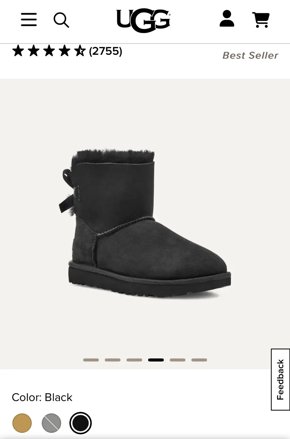 UGG Women's Classic Mini Bow Boots thumbnail