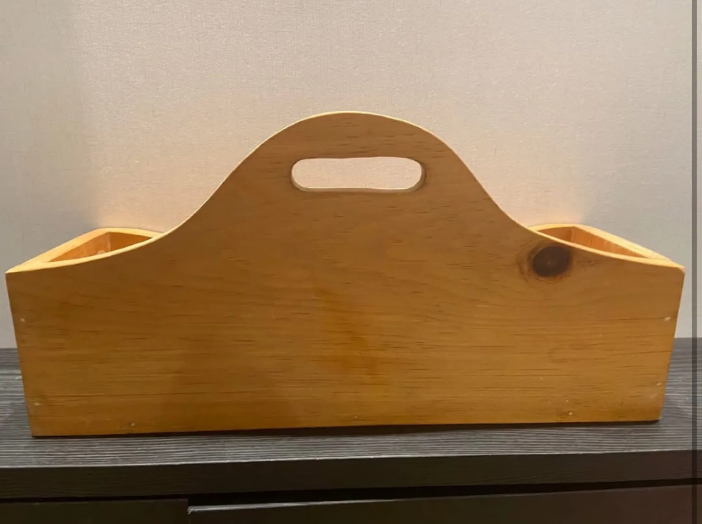 Wooden Storage Box with Handle image indicator(2)