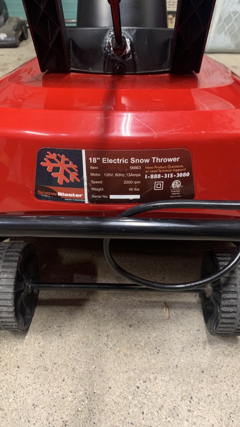 Snow Blaster 18" Electric Snow Thrower - photo 3