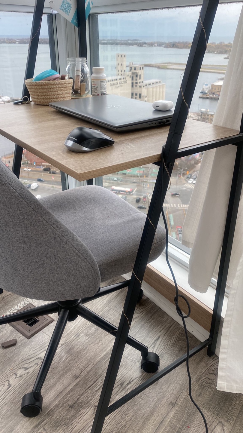 Small Desk with Shelf & chair - photo 2