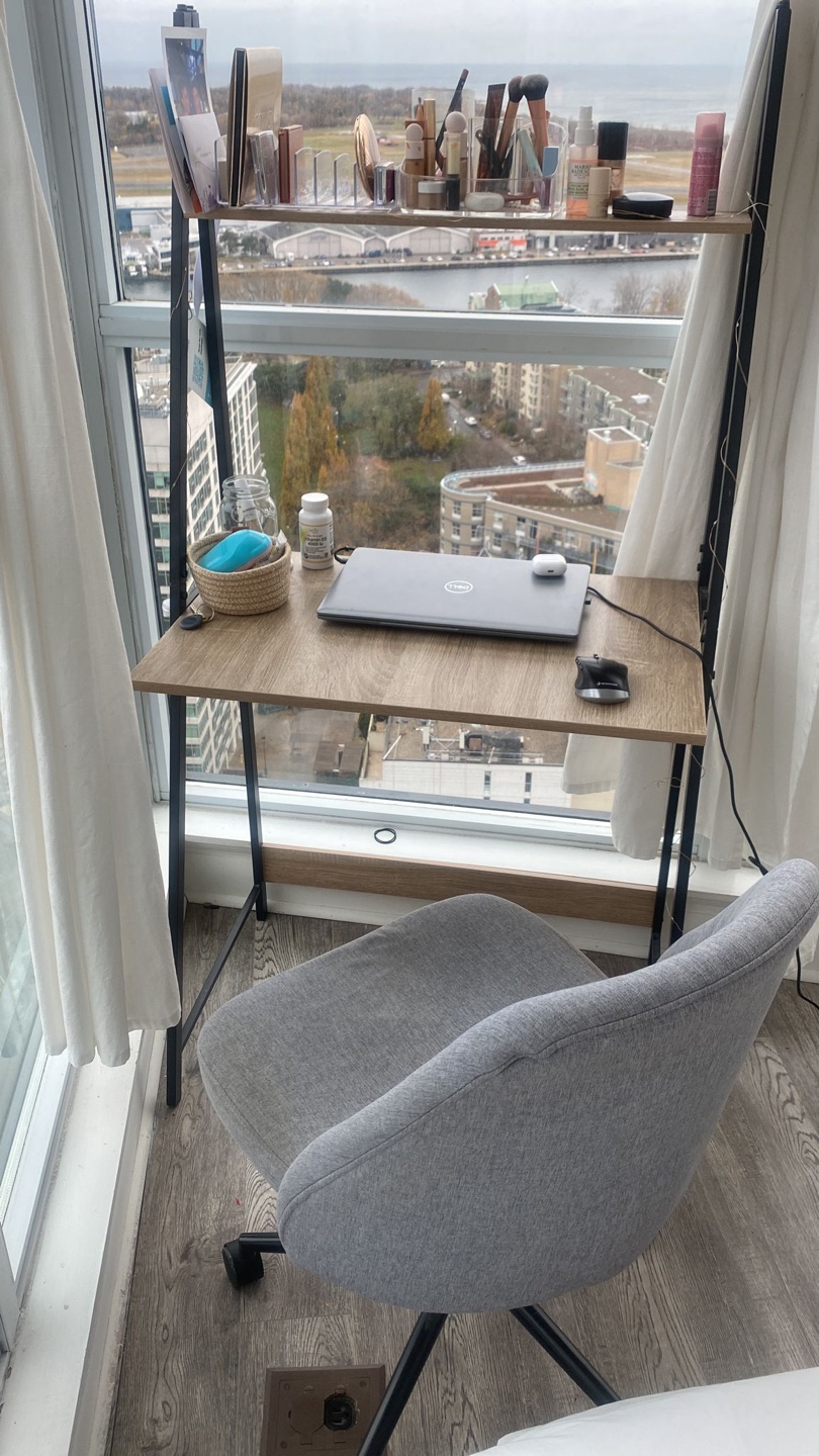 Small Desk with Shelf & chair - photo 3