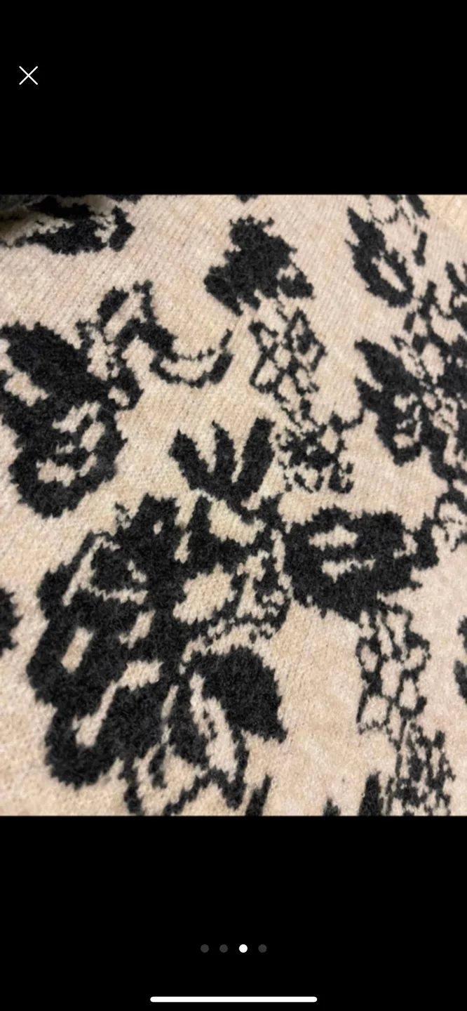 Super warm Floral Sweater image indicator(2)