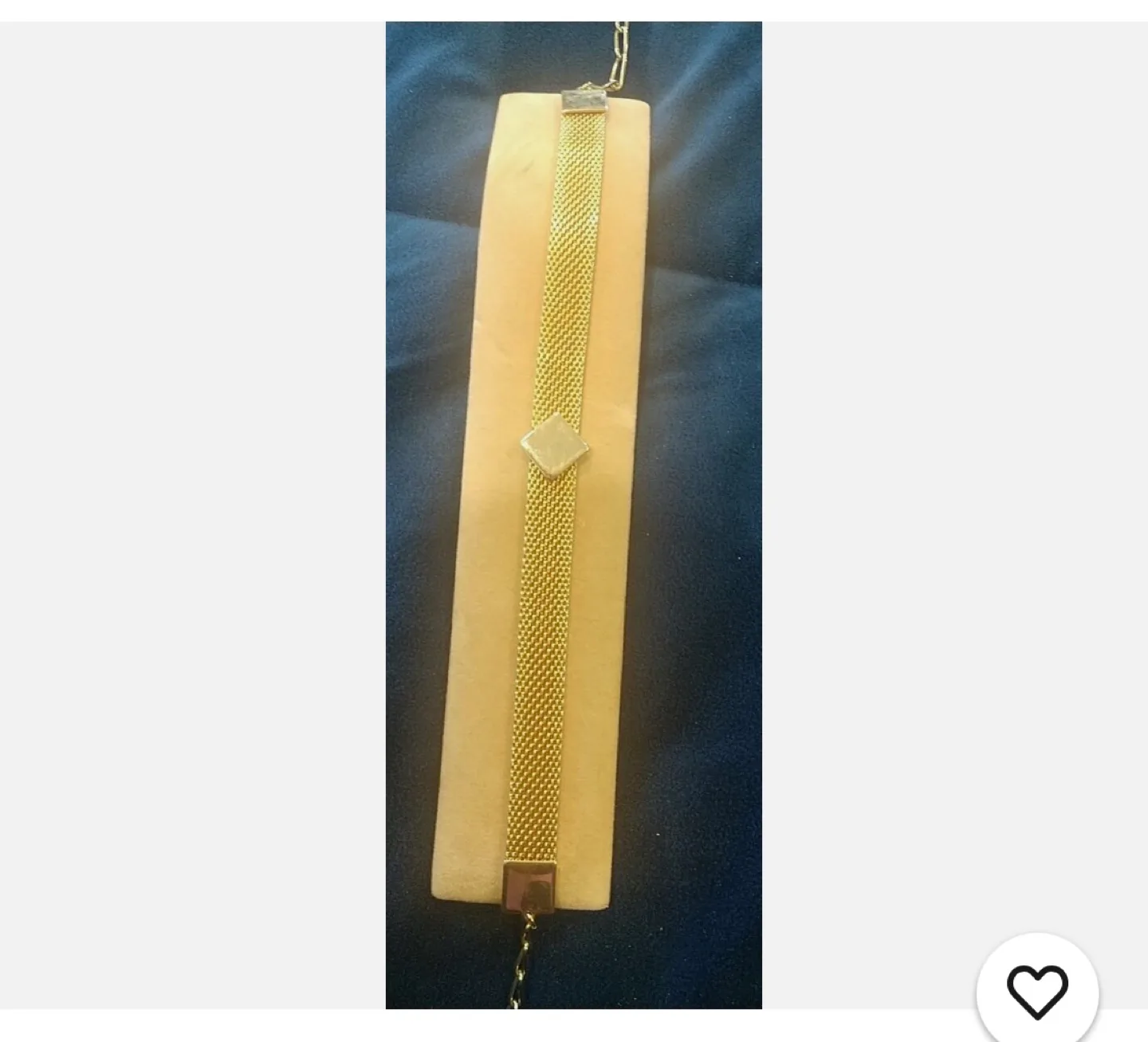 Vintage 1990’s Park Lane Gold Tone Mesh Choker image indicator(7)