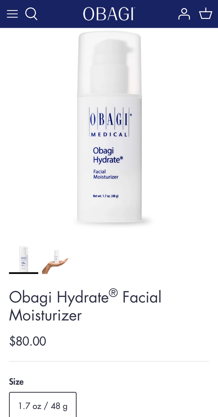 Hydrate Facial Moisturizer | Zein Obagi Medical - photo 3