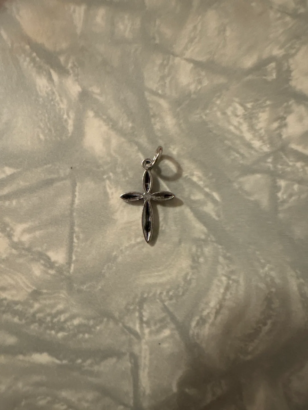 Tiny Cross Charm #freecycle image indicator(2)