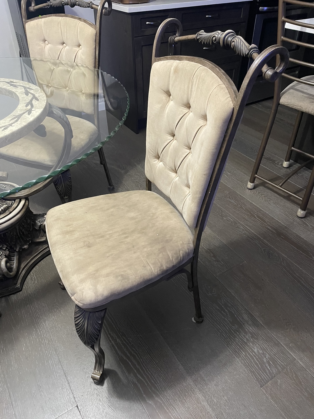 Glass Top Dining Table Set - photo 3