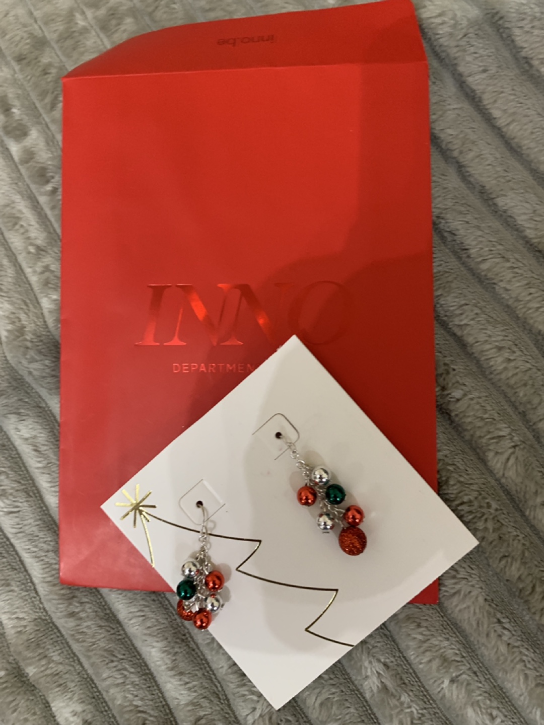 Christmas Tree Ornament Earrings