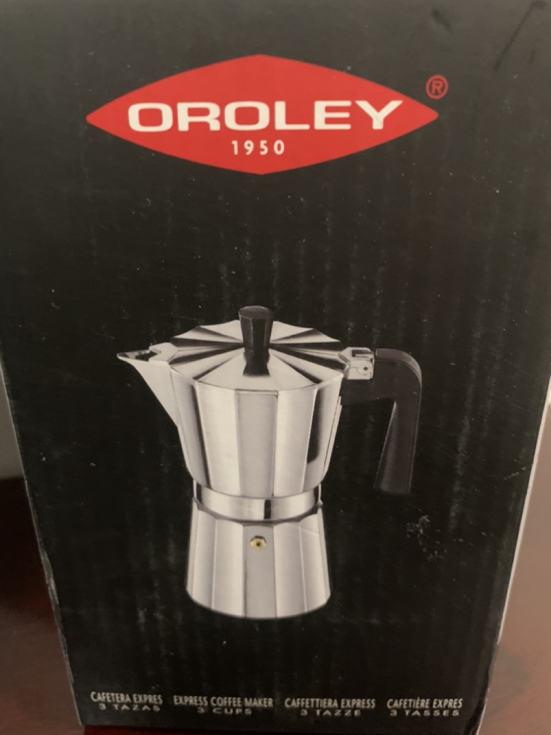 Oroley 3 Cup Stovetop Espresso Maker