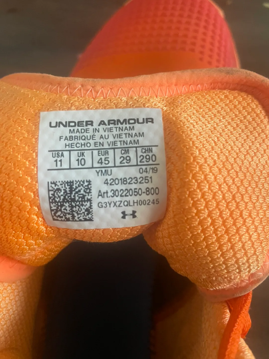 Under Armour HOVR Havoc 2 Basketball Shoes Size 11 image indicator(5)