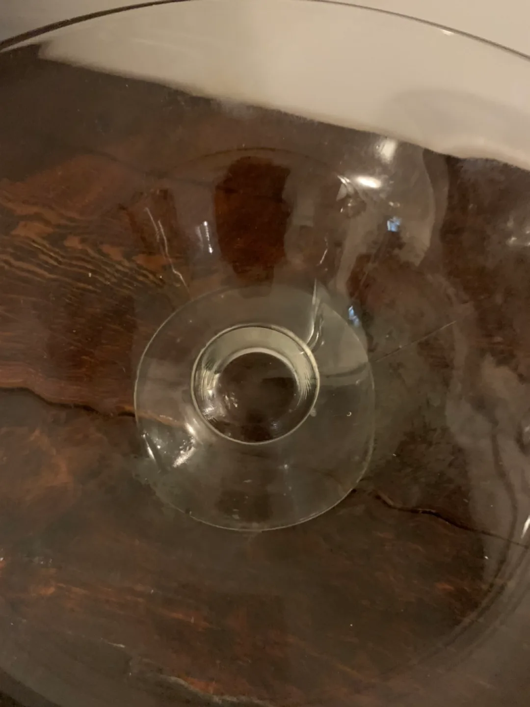 Sturdy glass basket for fruit, flowers or decor image indicator(3)