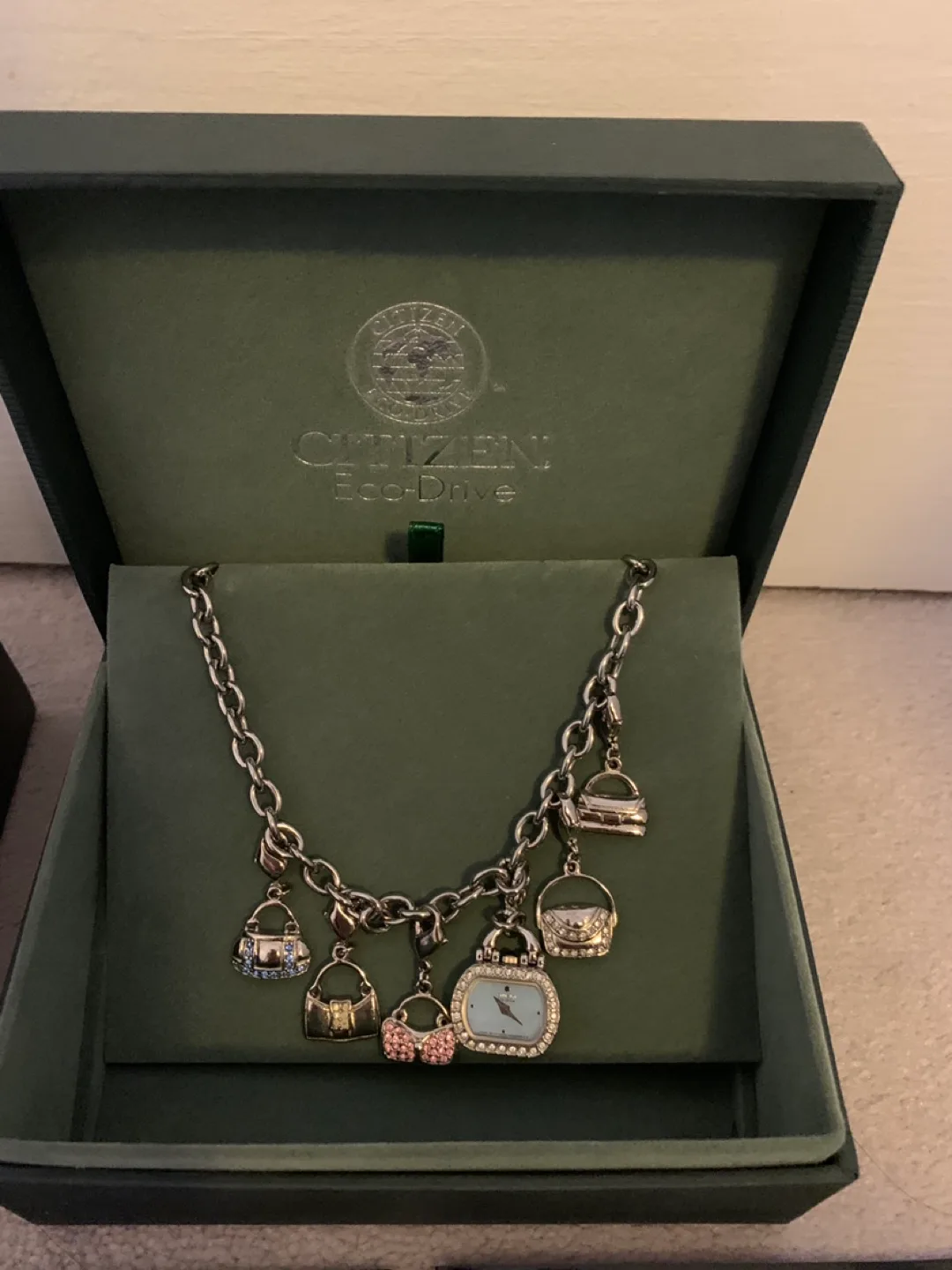 Citizen Eco-Drive Pendant Charm Watch image indicator(2)