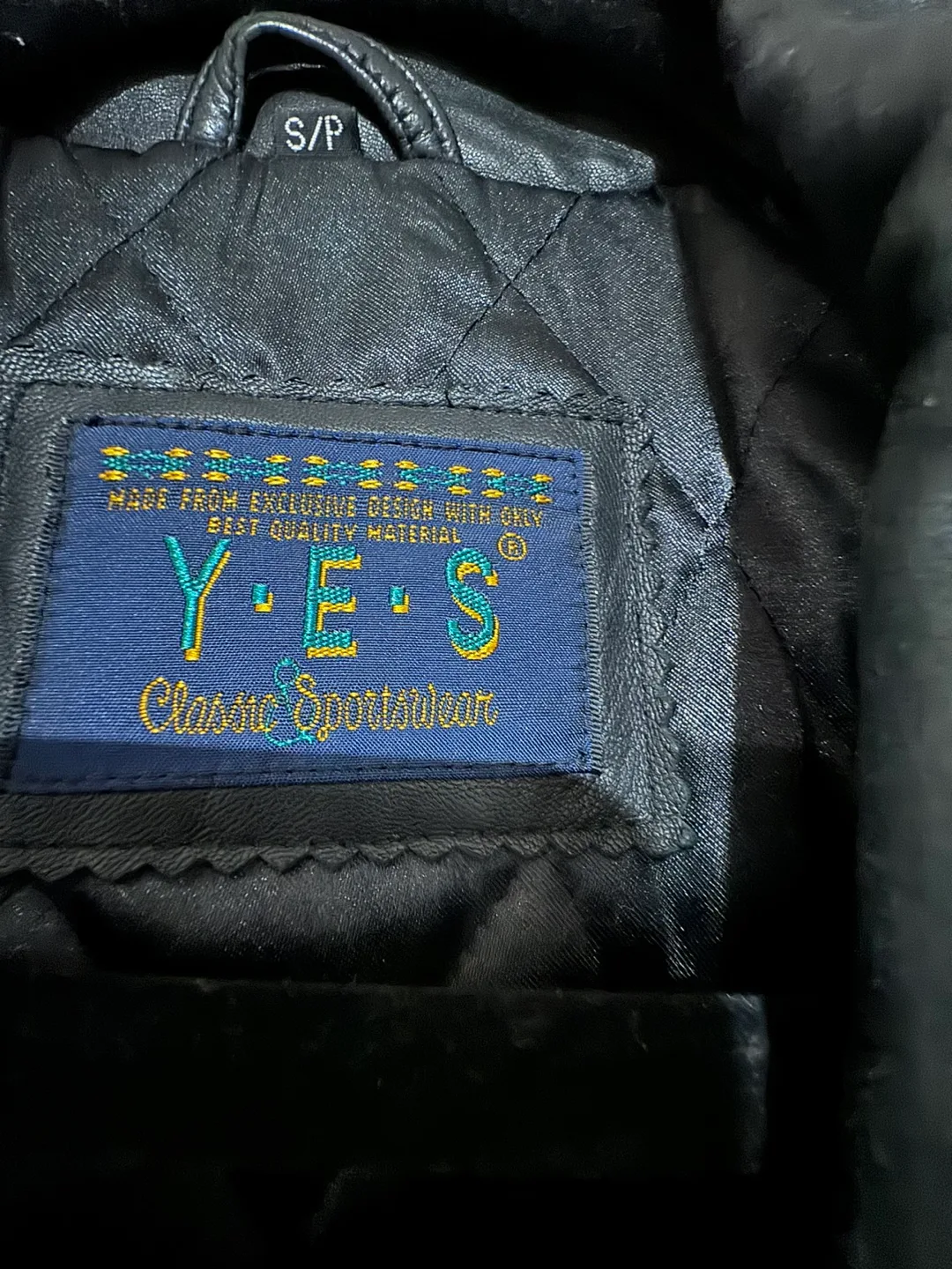 Y.E.S. Classic Black 100% Leather Jacket image indicator(2)