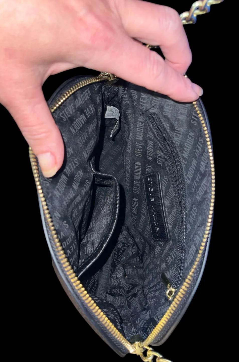 Steve Madden Black Crossbody Bag image indicator(3)