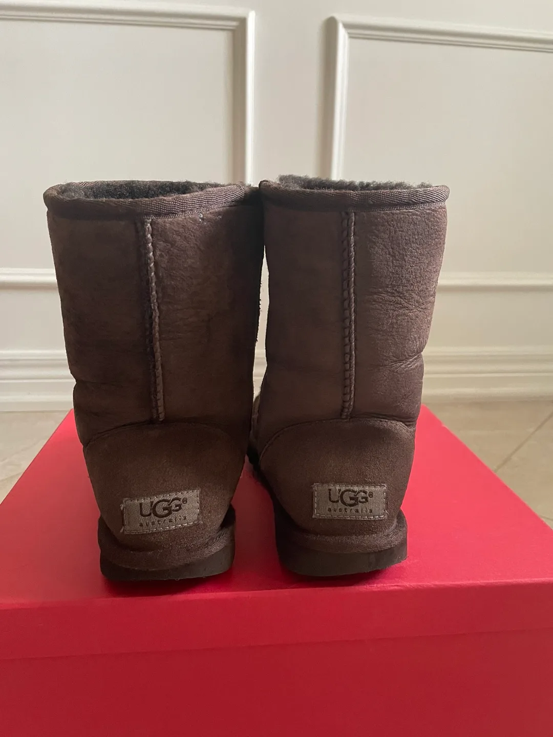 UGG Classic Mini Boots Brown (sold) thumbnail