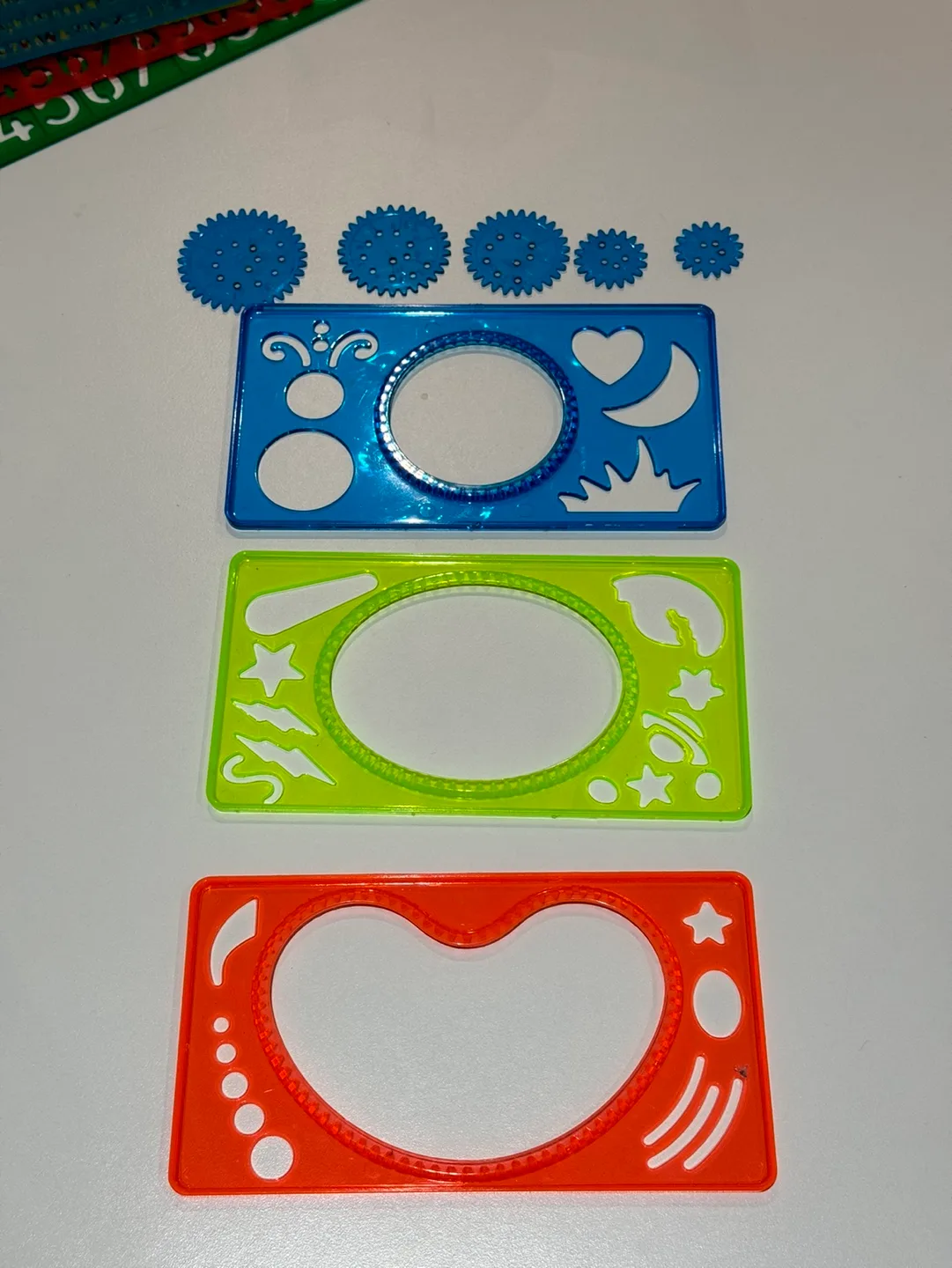 #freecycle Spirograph and Alphabet Stencil set image indicator(2)