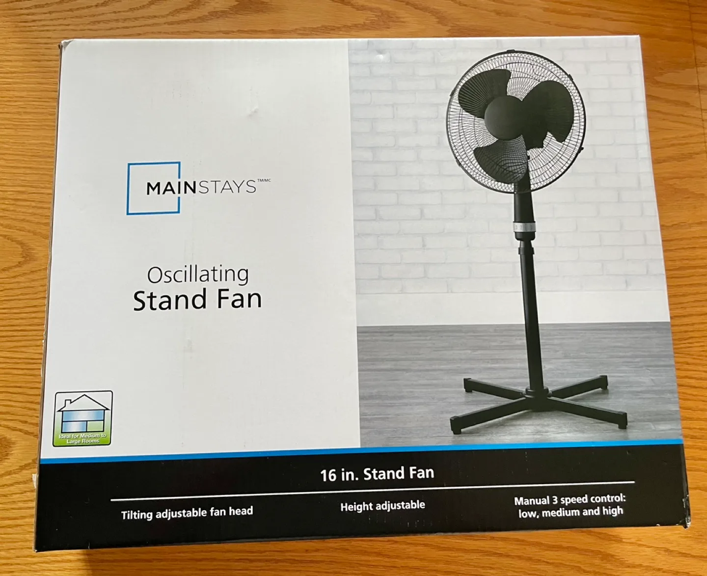 Mainstays Oscillating Stand Fan thumbnail