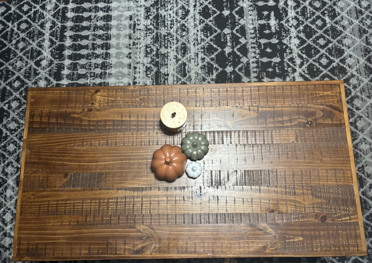 Rustic Wood Coffee Table - photo 2