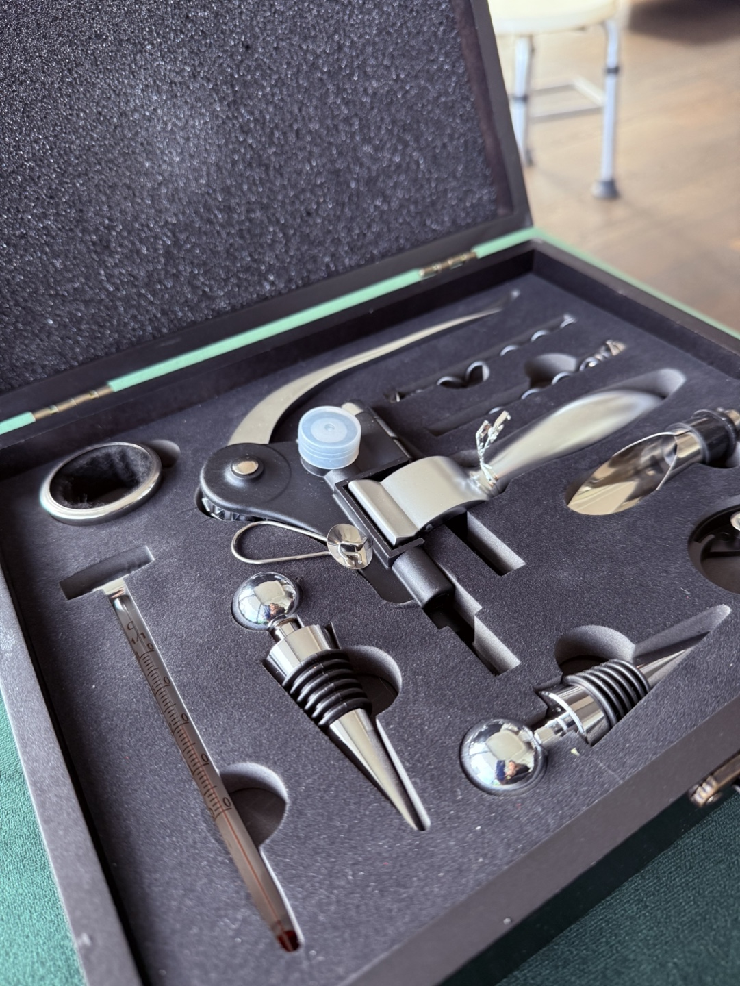 Wine Opener Set in Wooden Box - photo 2