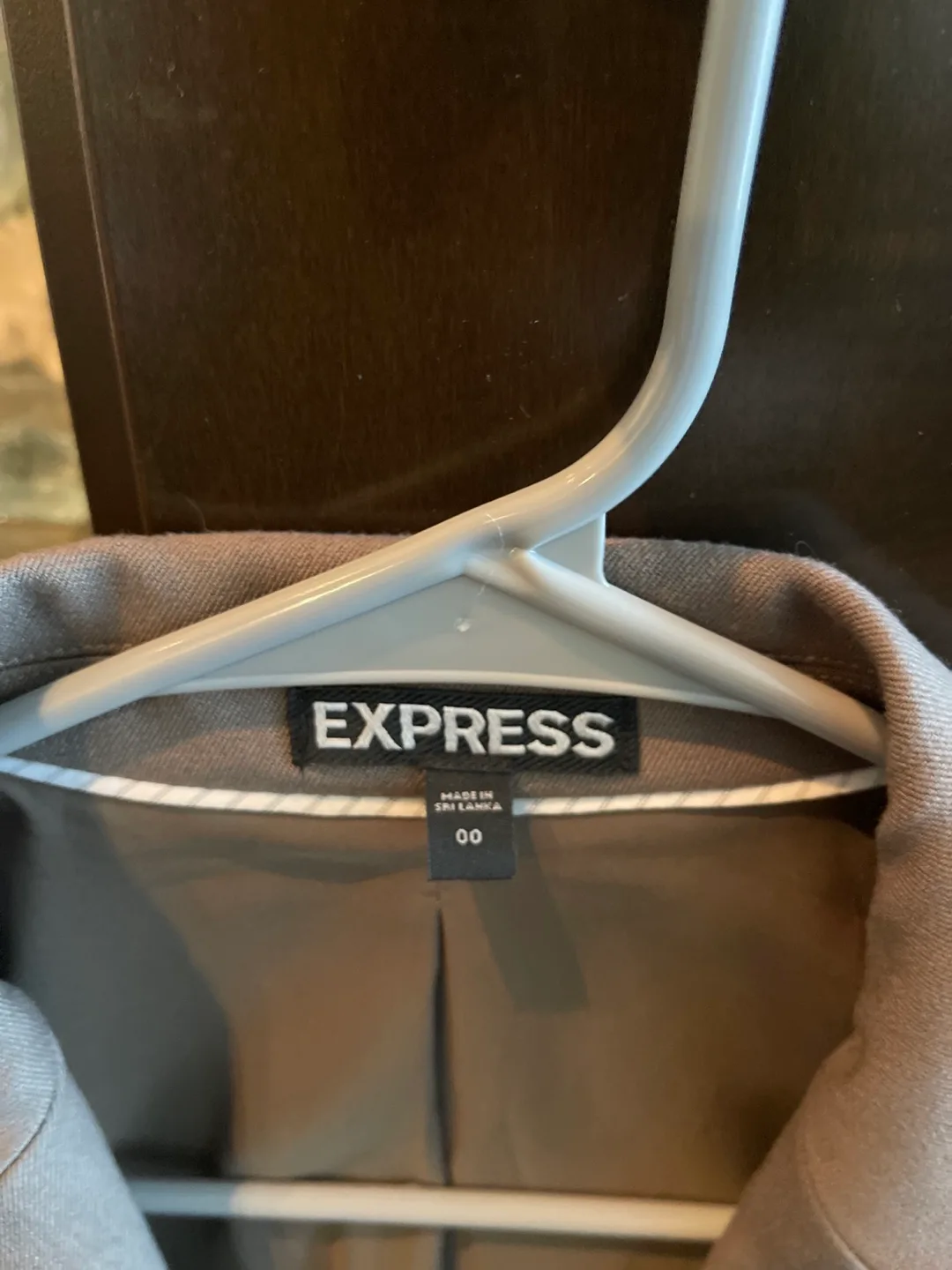 Express Grey Blazer Size 00 image indicator(2)