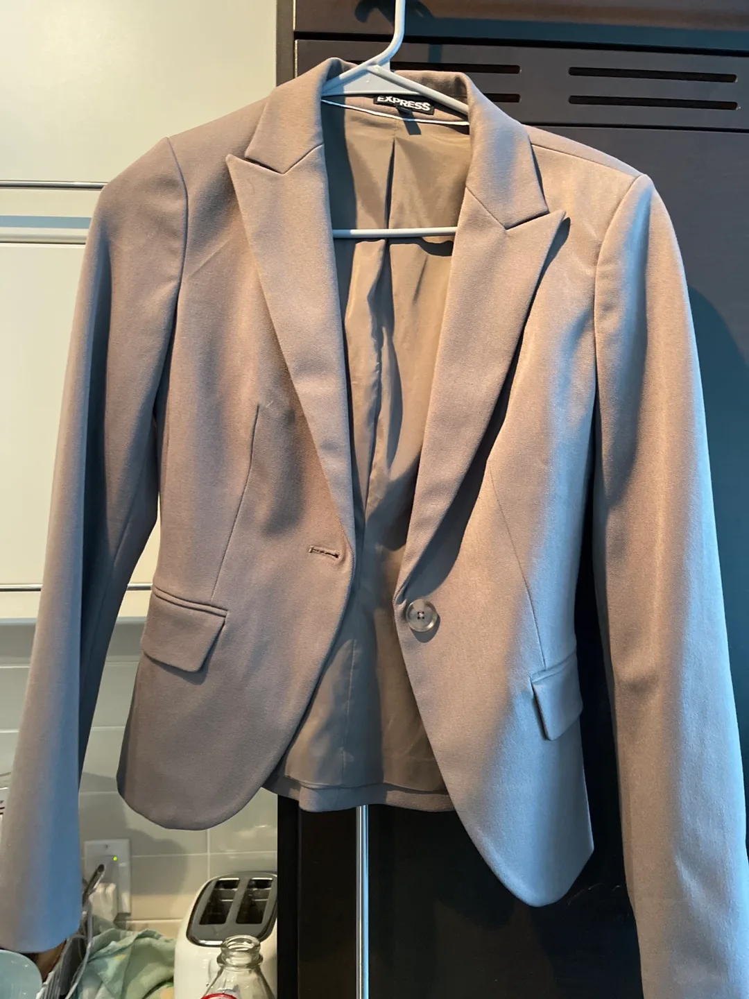 Express Grey Blazer Size 00 thumbnail