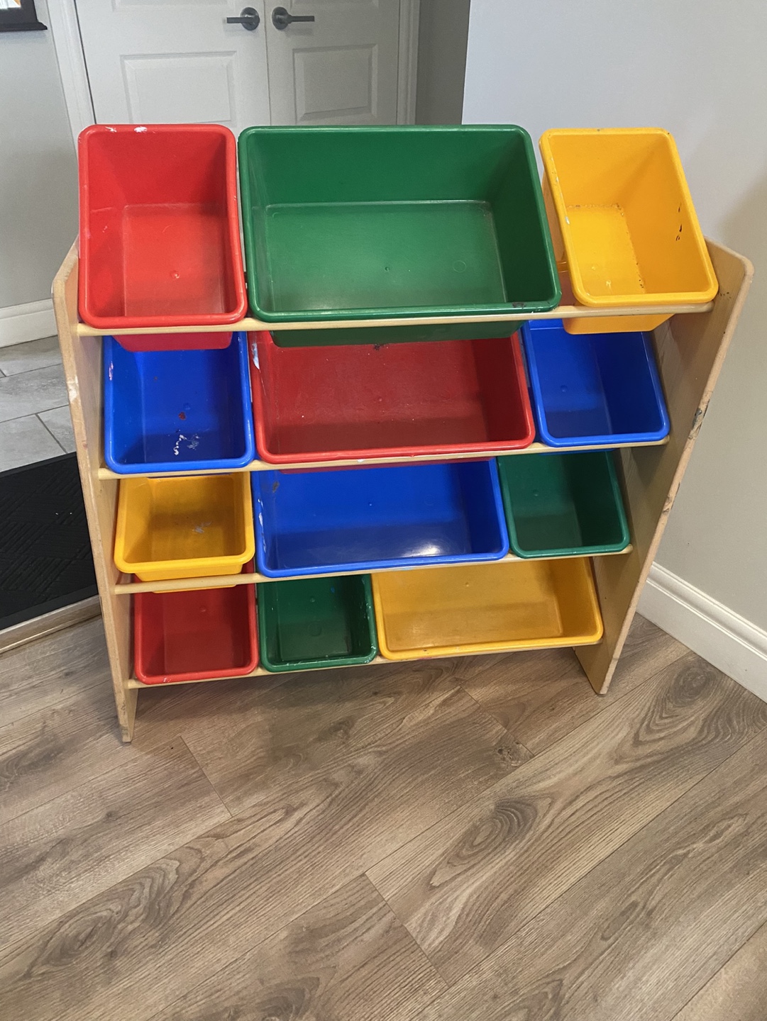 Toy Storage Organizer with Bins