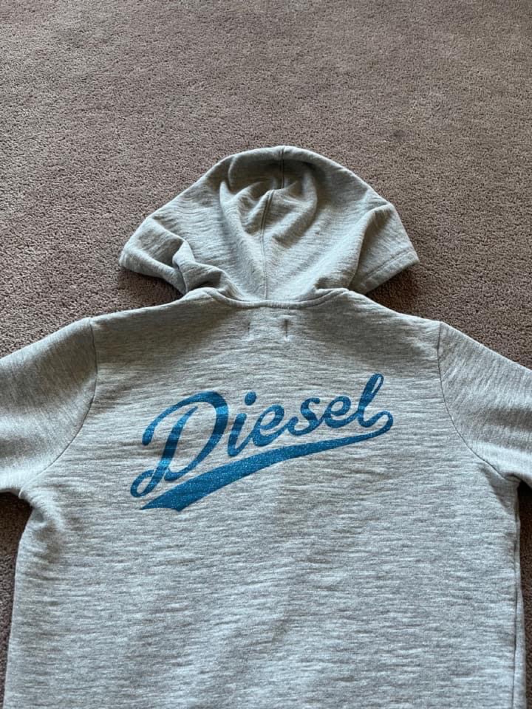 Diesel Grey Zip Up Hoodie - photo 2