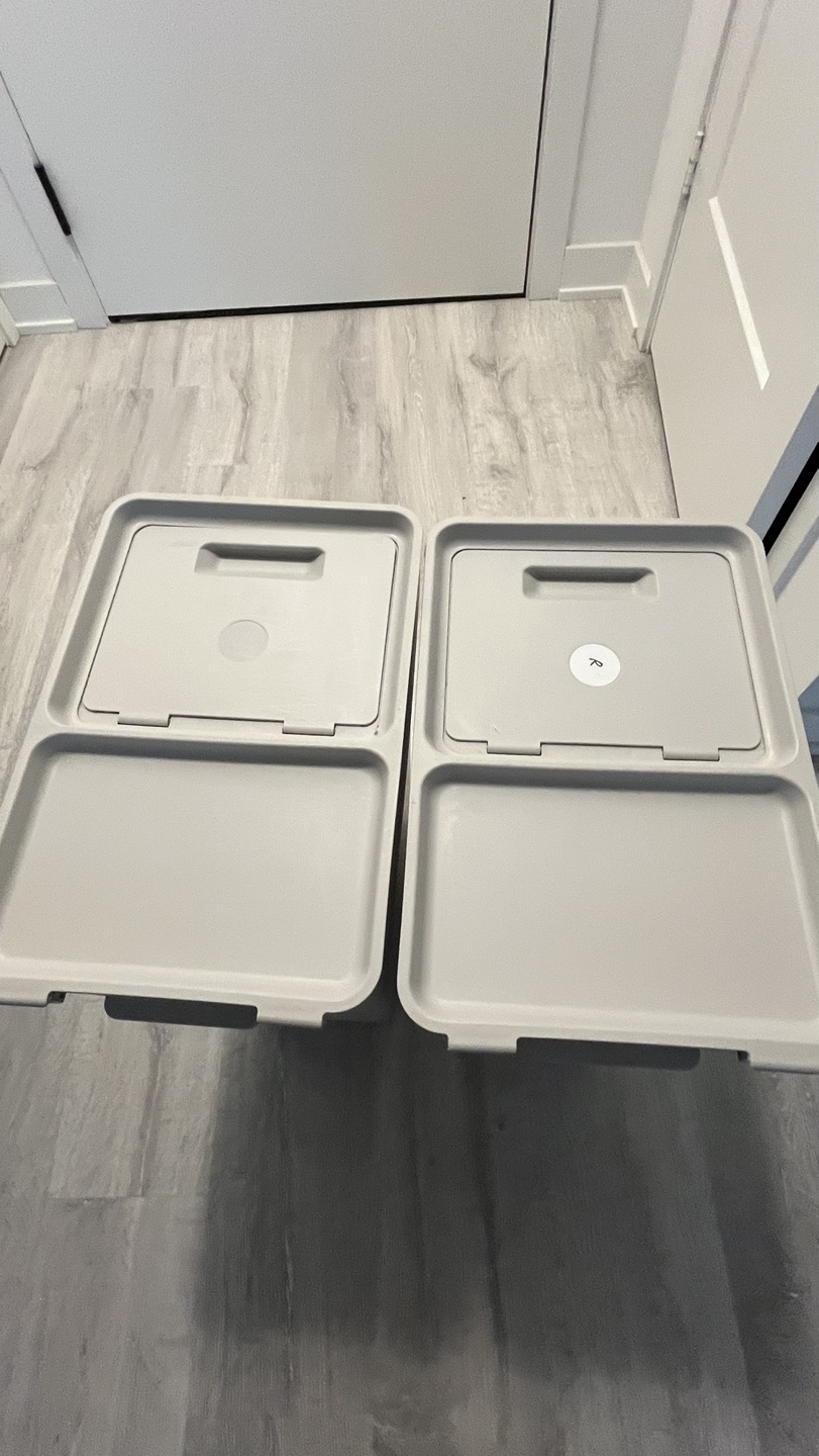 IKEA Trash can with lid, 35L × 2 - photo 3