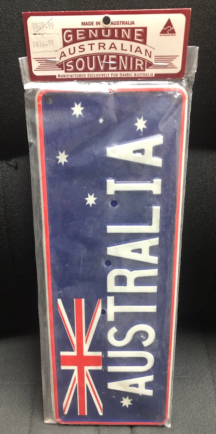 Australian Souvenir License Plate image indicator(2)
