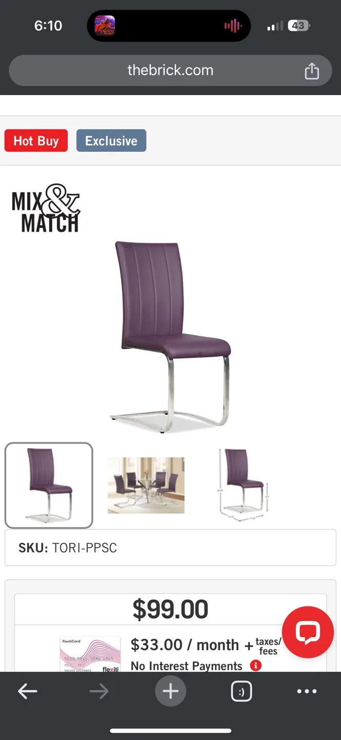 Purple Chair image indicator(3)