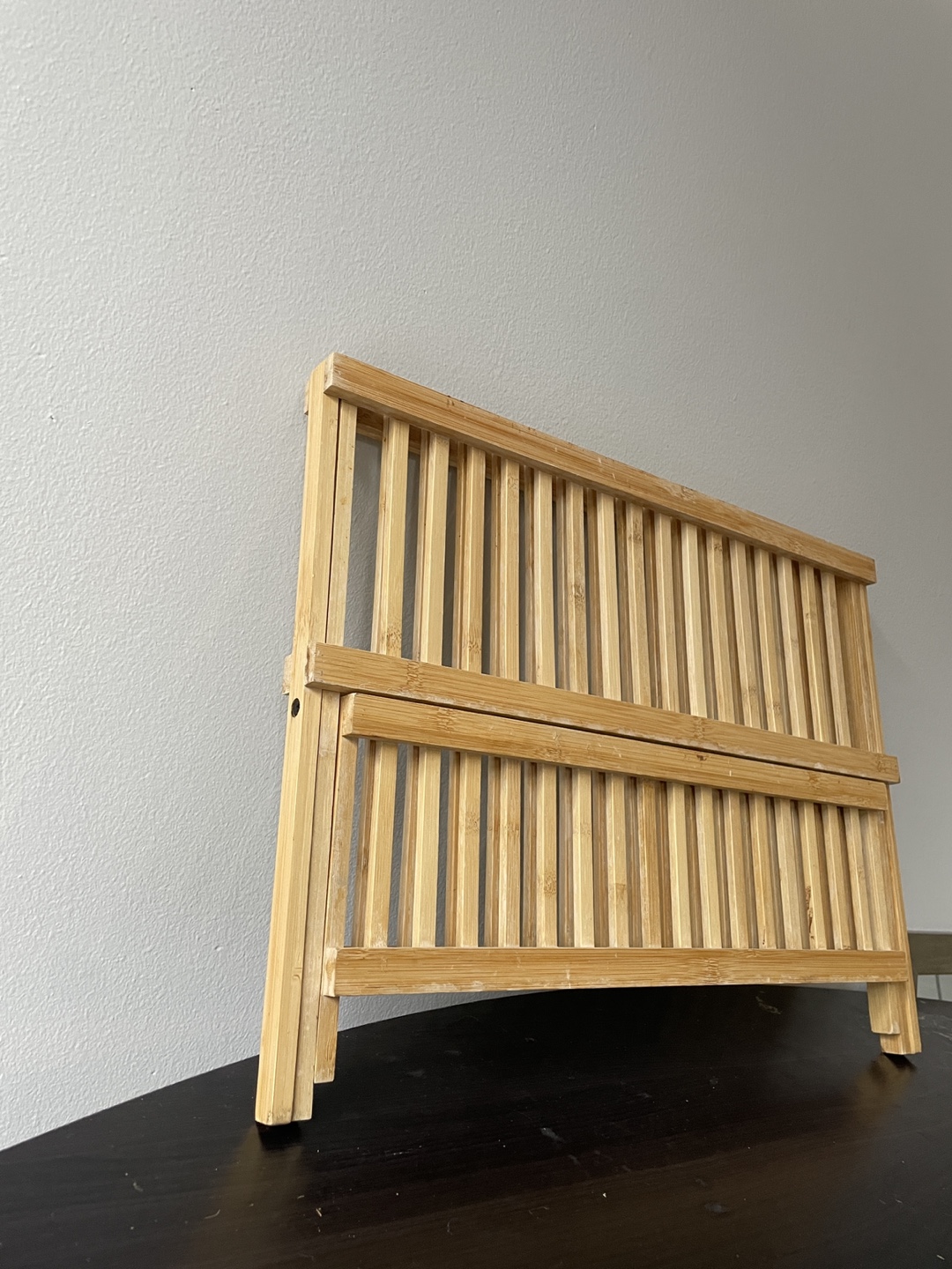 Folding wooden dish rack - photo 3